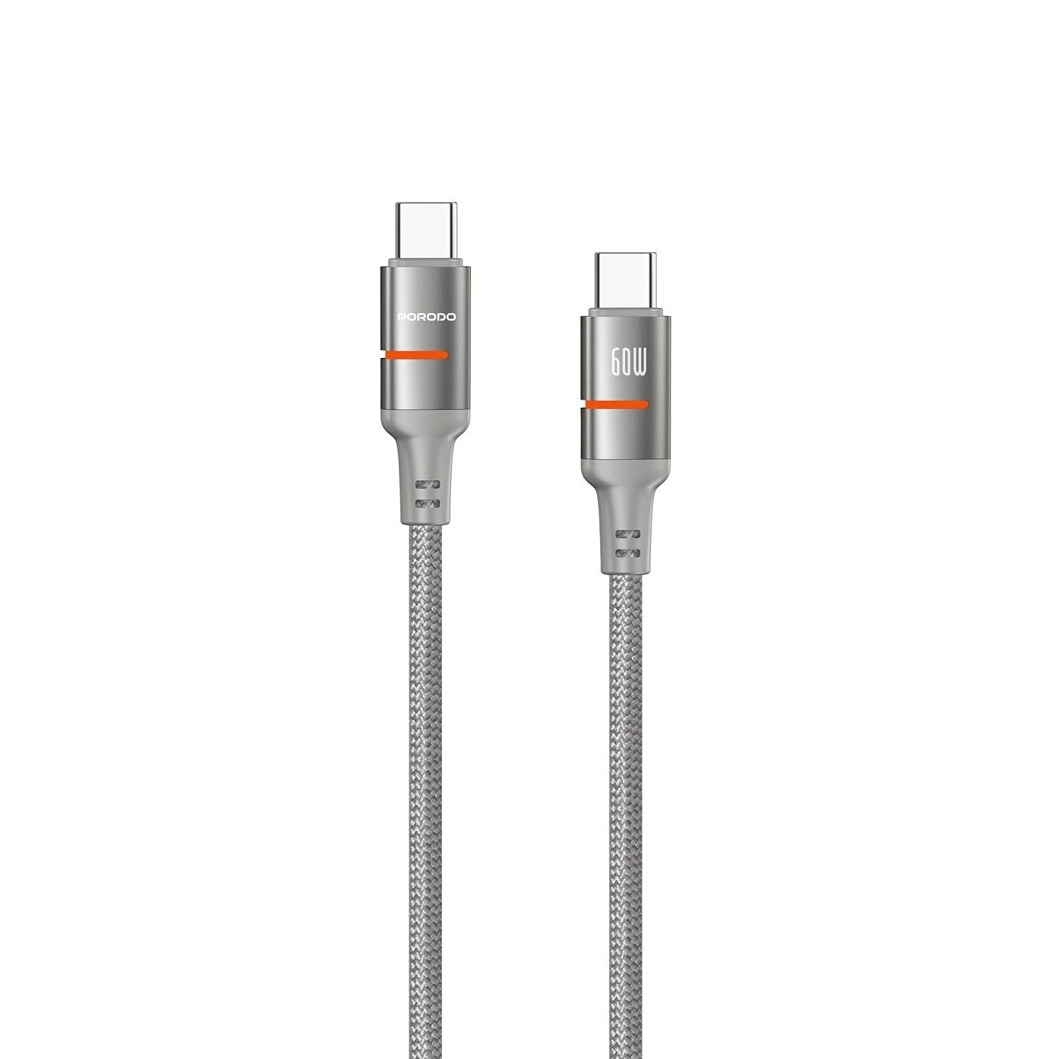 V-Smart Charge Cable 60W USB-C to USB-C 1.2m Braided