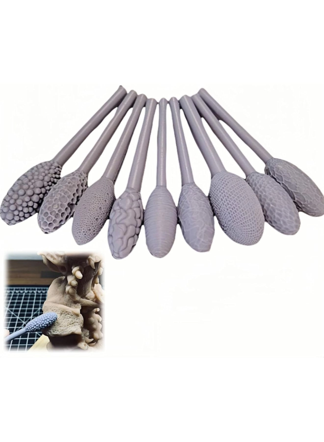 SYOSI Clay Texture Tool Set