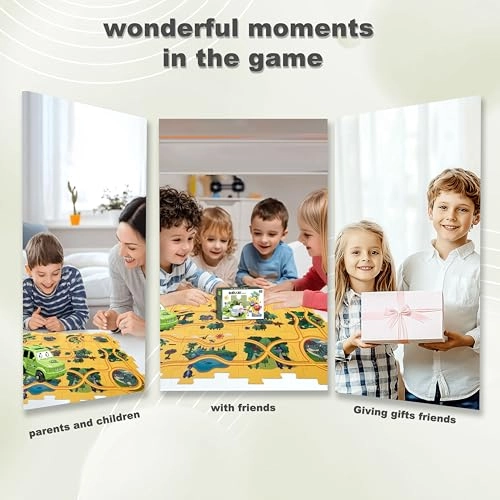 Puzzle Track Car Play Set (LHB004-GDC25)