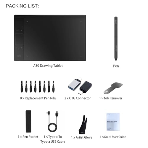 A30 - 10x6 inch 8192 Levels