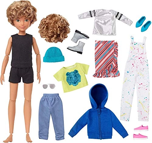 Creatable World Deluxe Character Kit - 11-inch Blonde Curly Hair Ages 6+