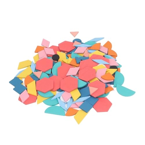 Interactive Learning Tangrams and Geometric Building Set - 180 pieces