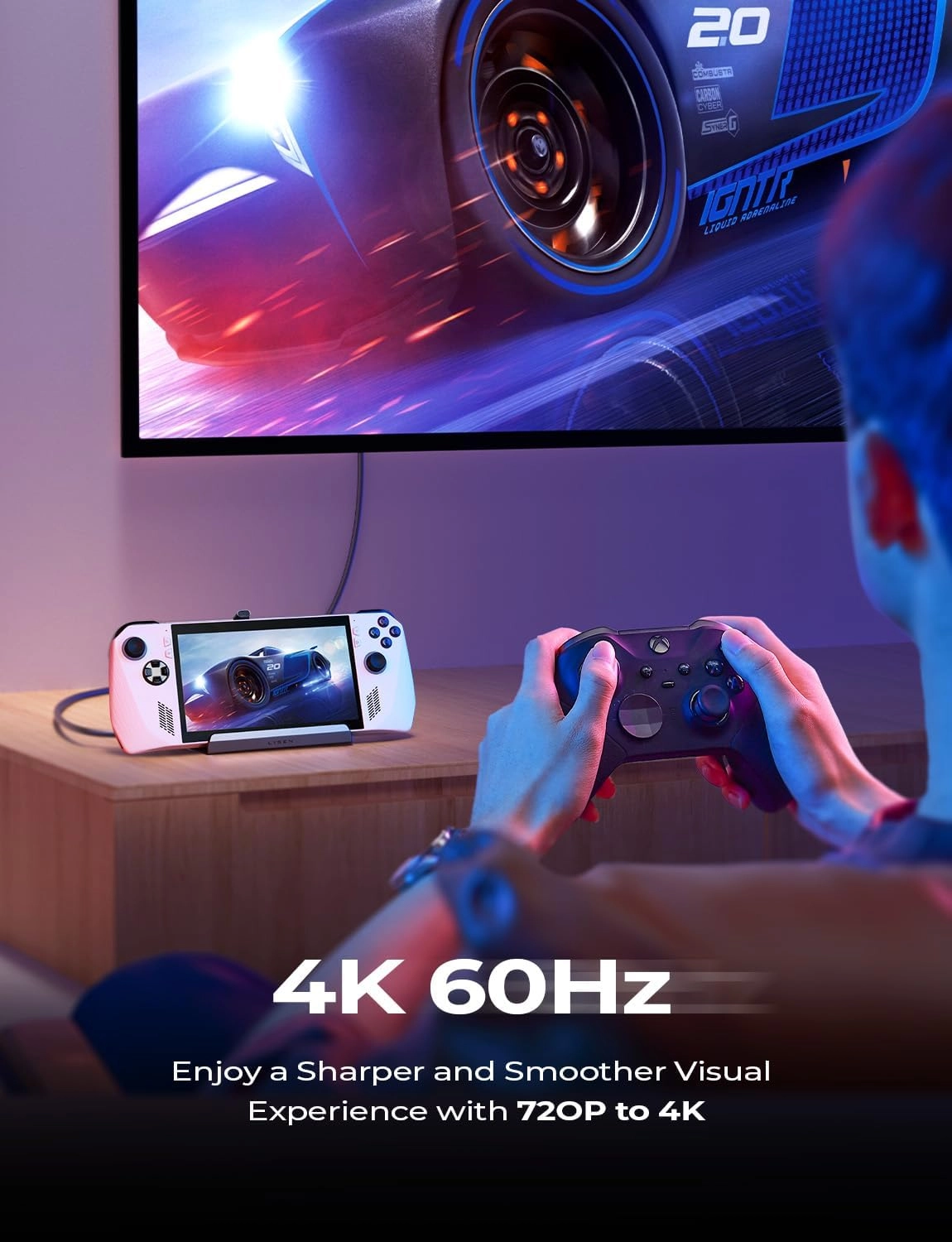 Steam Deck Dock - 11-in-1 Dual Cooling Fans 4K