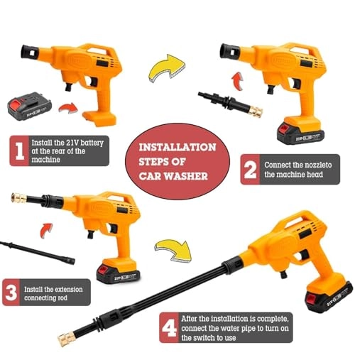 Wireless car washing machine - 30000mAh 600W