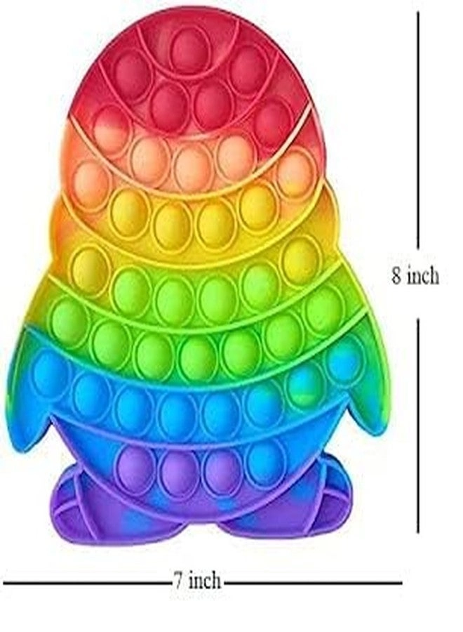 Building Block Puzzle Set - 72 pcs + Penguin Pop It Fidget Toy