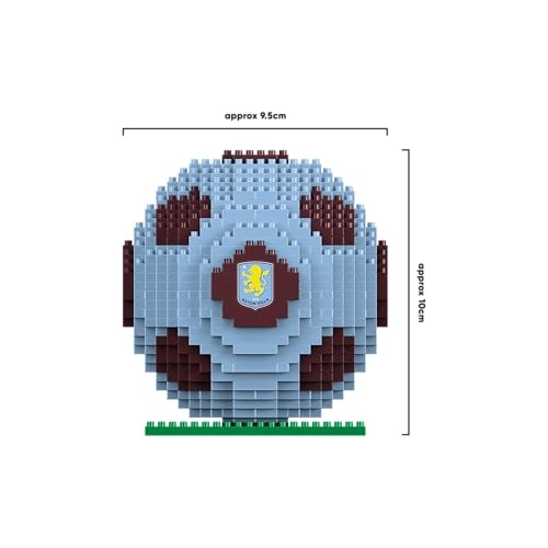 BRXLZ Bricks 3D Football - Alternative Club Colours Aston Villa FC