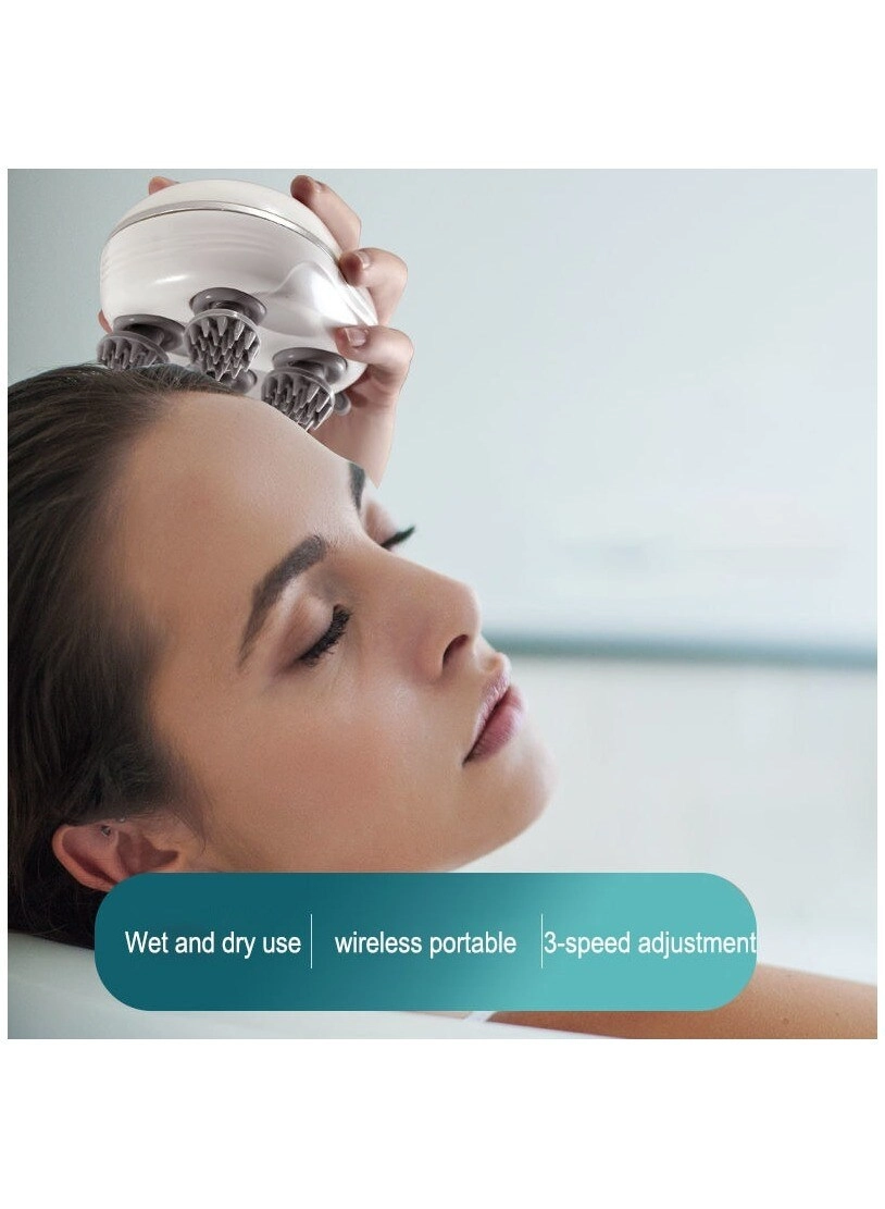 Scalp Massager - Cordless 6 Massage Nodes Handheld