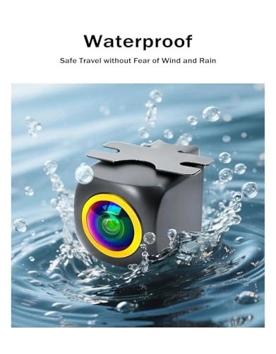 Intelligent Dynamic Trajectory Car Rear View Camera - Night Vision Wire 4K AHD 1080P