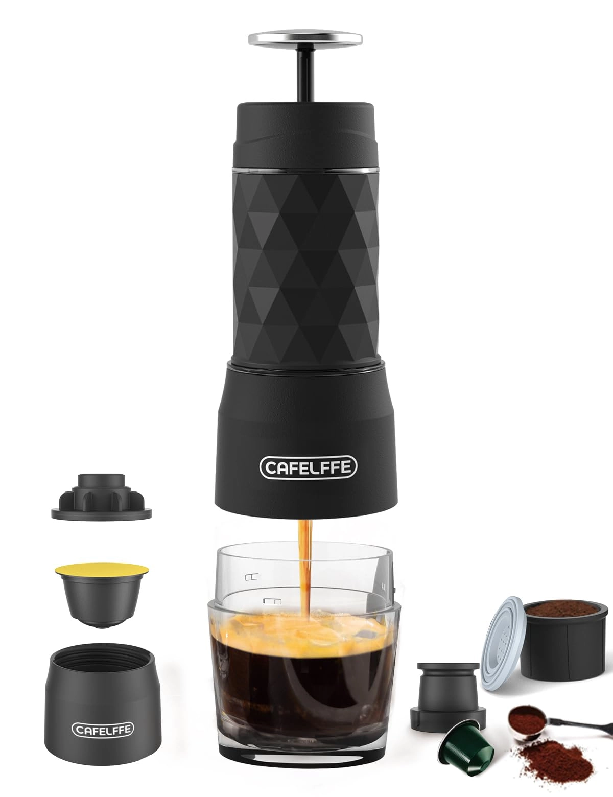 MK-501 - 120 Milliliters ground coffee & Nec* capsule and DG* capsule