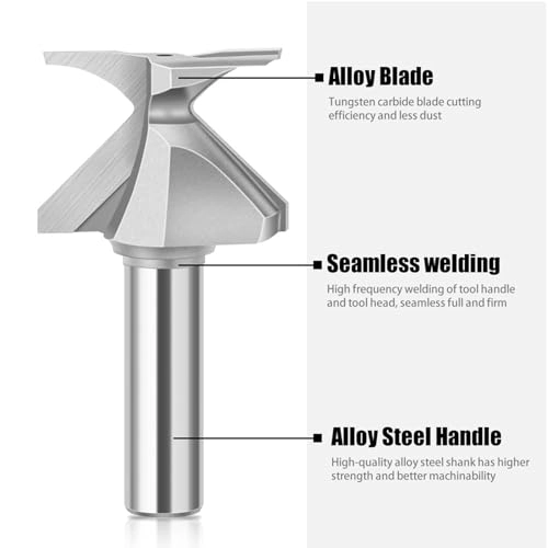 Arc Bending Router Bit - 1/2 Handle 1 Approx. 12.7mm / 0.5"