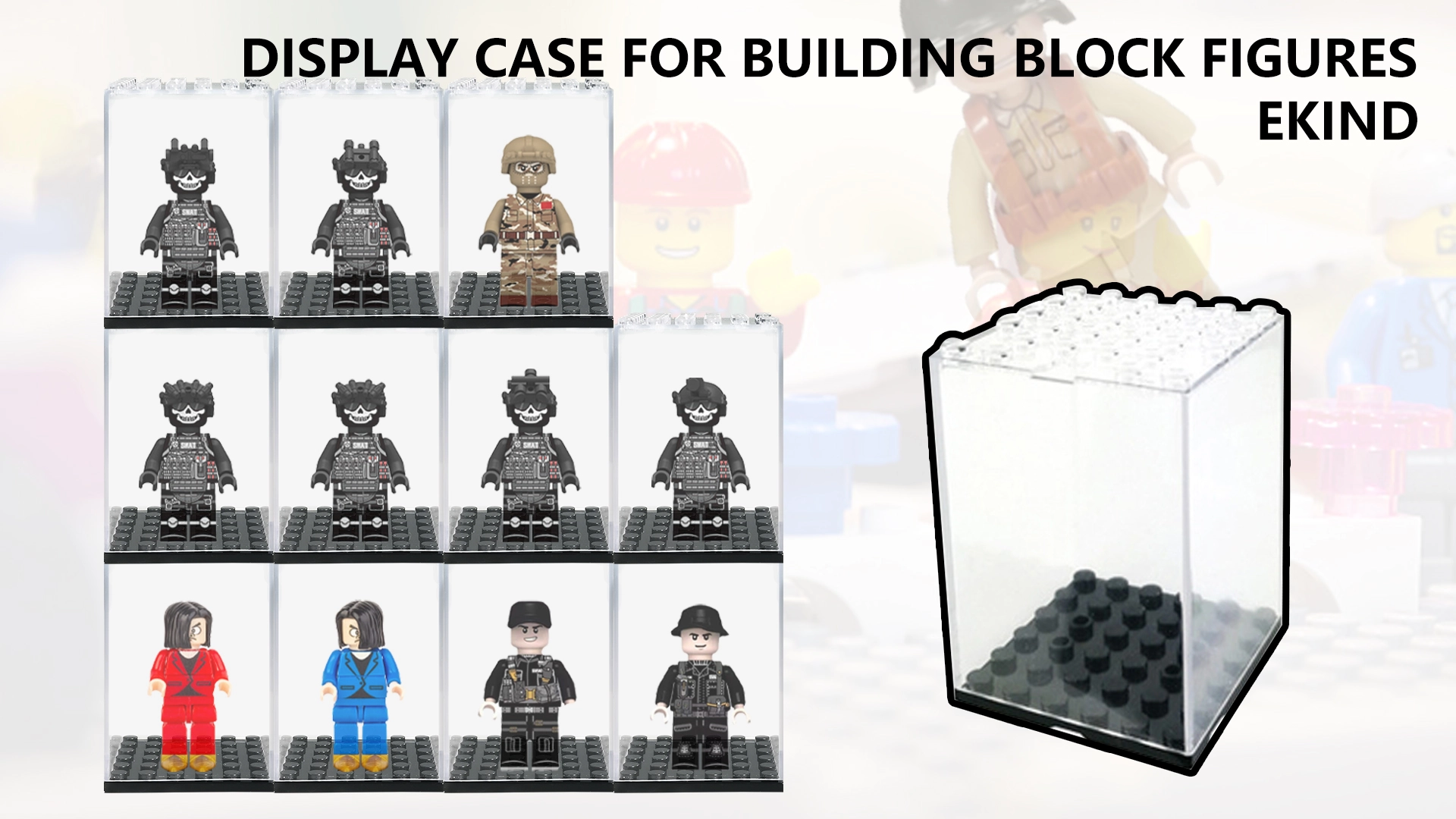 Acrylic Display Case - 4 pcs