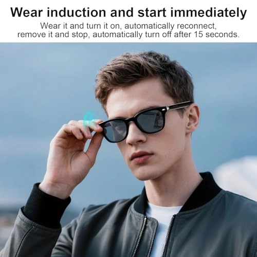 Smart Glasses - Auto-On/Off Bluetooth 5.3 UV400 Protection