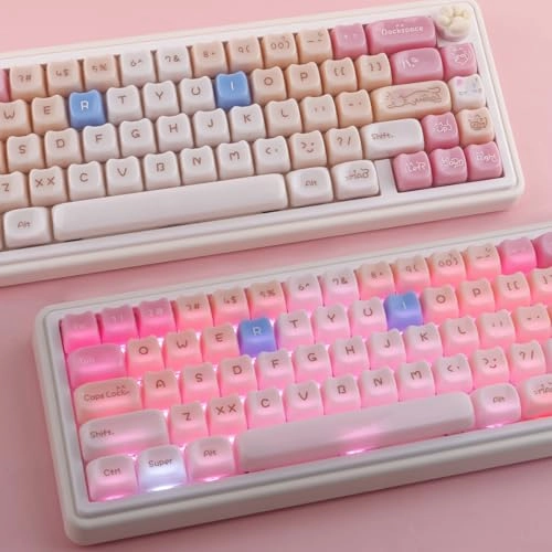 Ceramic Jade Ragdoll Cat Keycaps