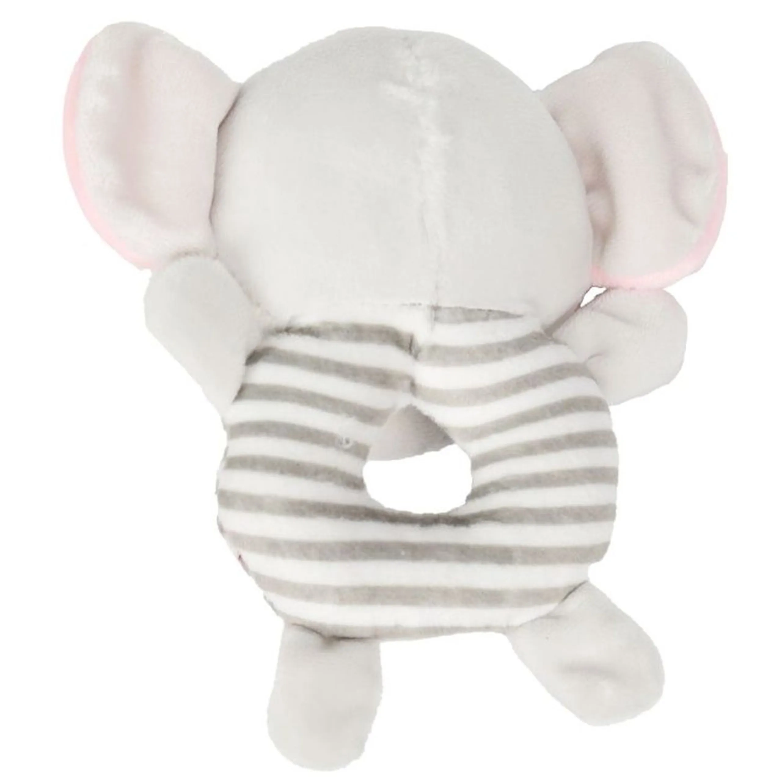 Baby Crib Soft Stuffed Rattle Pacifying Toy - Suitable for 3 months and above soft plush Elephant