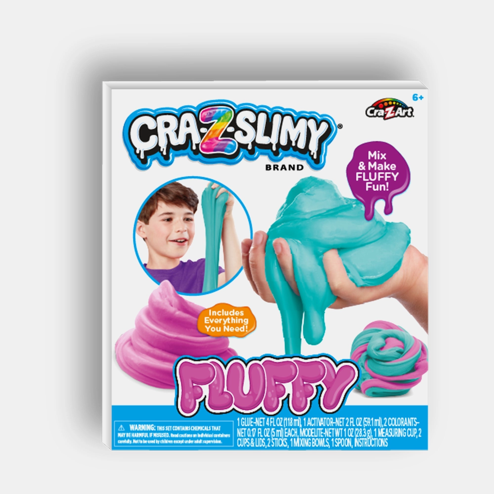 Cra-Z-Art Slimy Fluffy - 6+ years 12 pcs