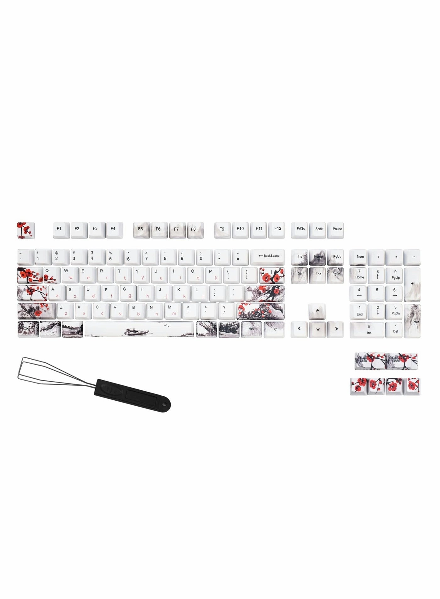 Rubber Keycaps Set