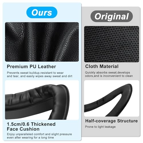 Face Cover Pad - Oculus Quest 2 PU Leather