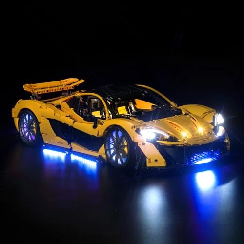 LED Light Set Compatible with 42172 McLaren P1 - 73 light sources USB powered
