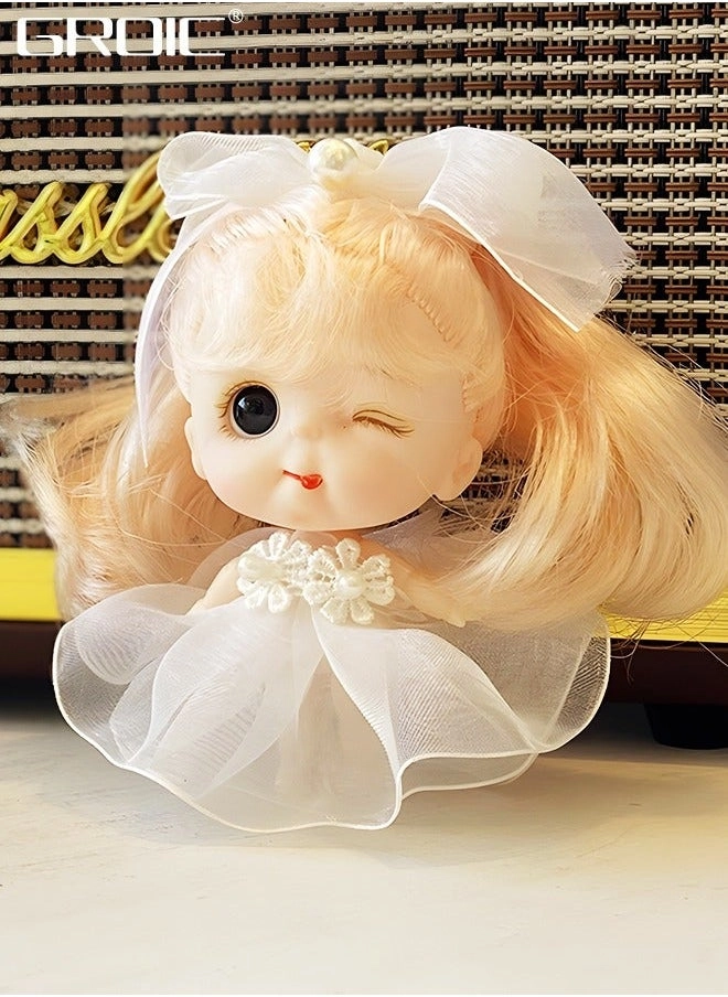 BJD Doll - 2 Pcs 3.93 Inch 7 Ball Jointed Set