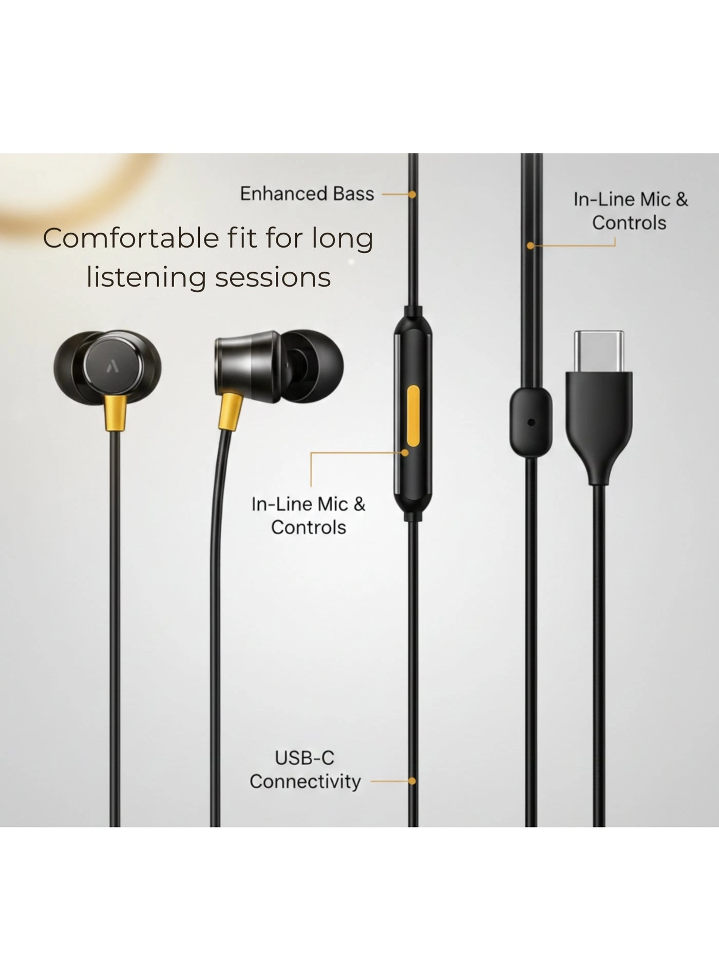 Buds 3 Wired Headphone