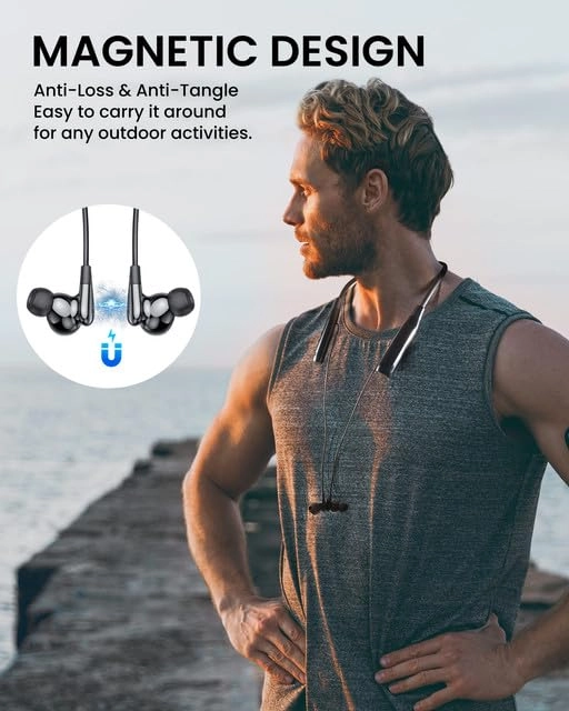 Neckband Headphones Wireless Earbud