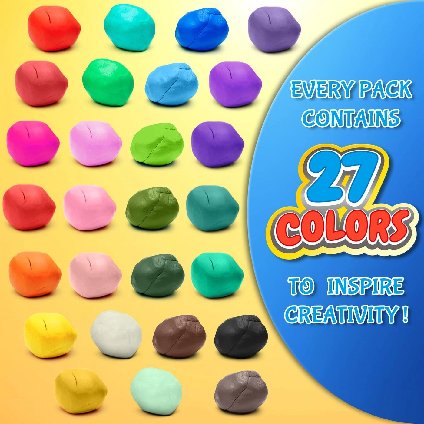 Air Dry Clay - 27 colors 3+ years
