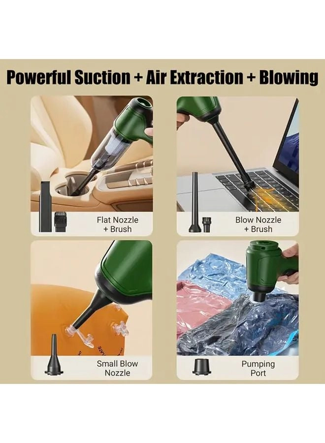 4-in-1 Wireless Handheld Vacuum Cleaner - 2000mAh