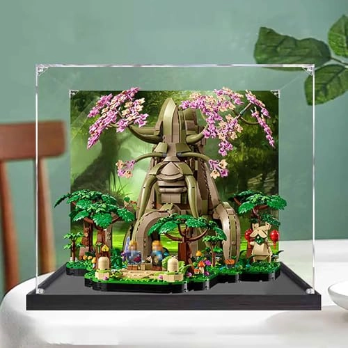 Acrylic display case (77092) - 40 x 40 x 35 cm Black Base