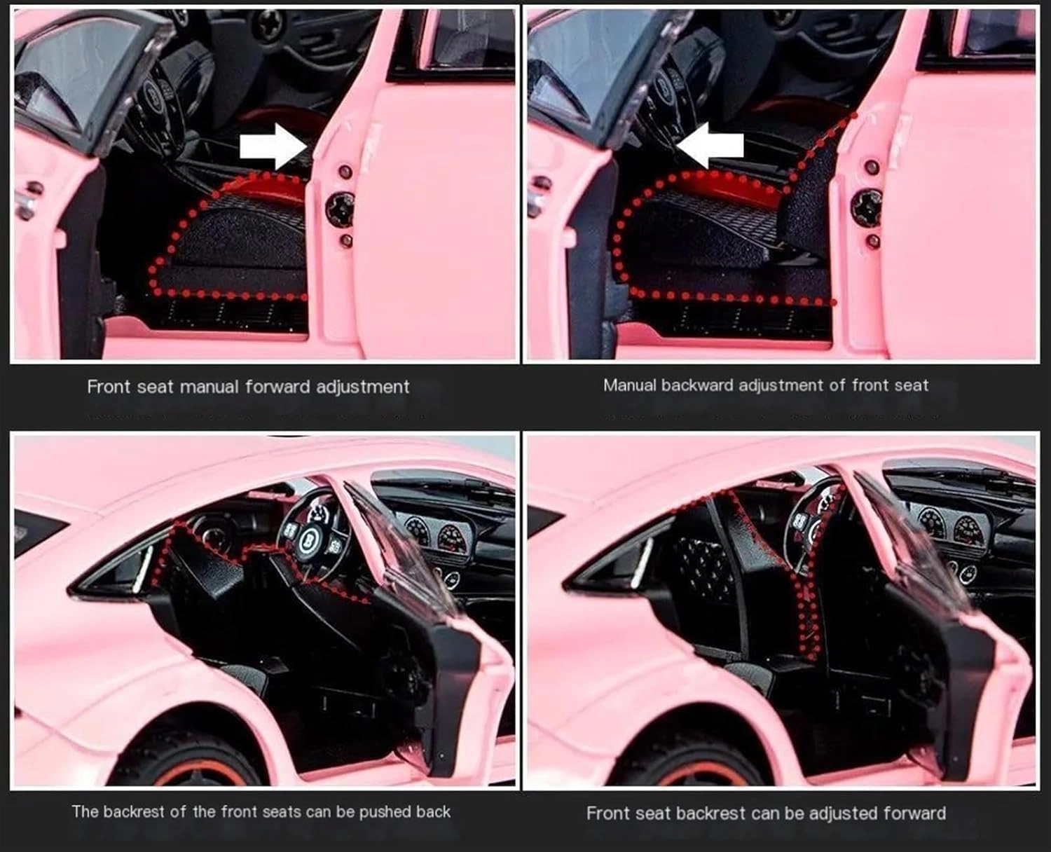 Metal Pullback Car - 1:24 1 pcs