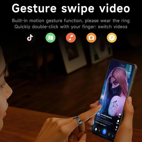 Smart Ring - LED Screen Heart Rate Monitor