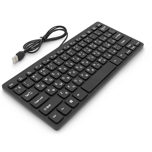 Ultra Slim Compact Keyboard - RU Wired