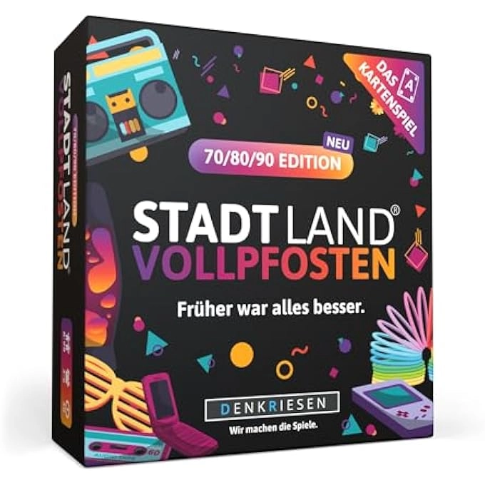 rayihni STADT LAND VOLLPFOSTEN: 70/80/90 EDITION - Card Game