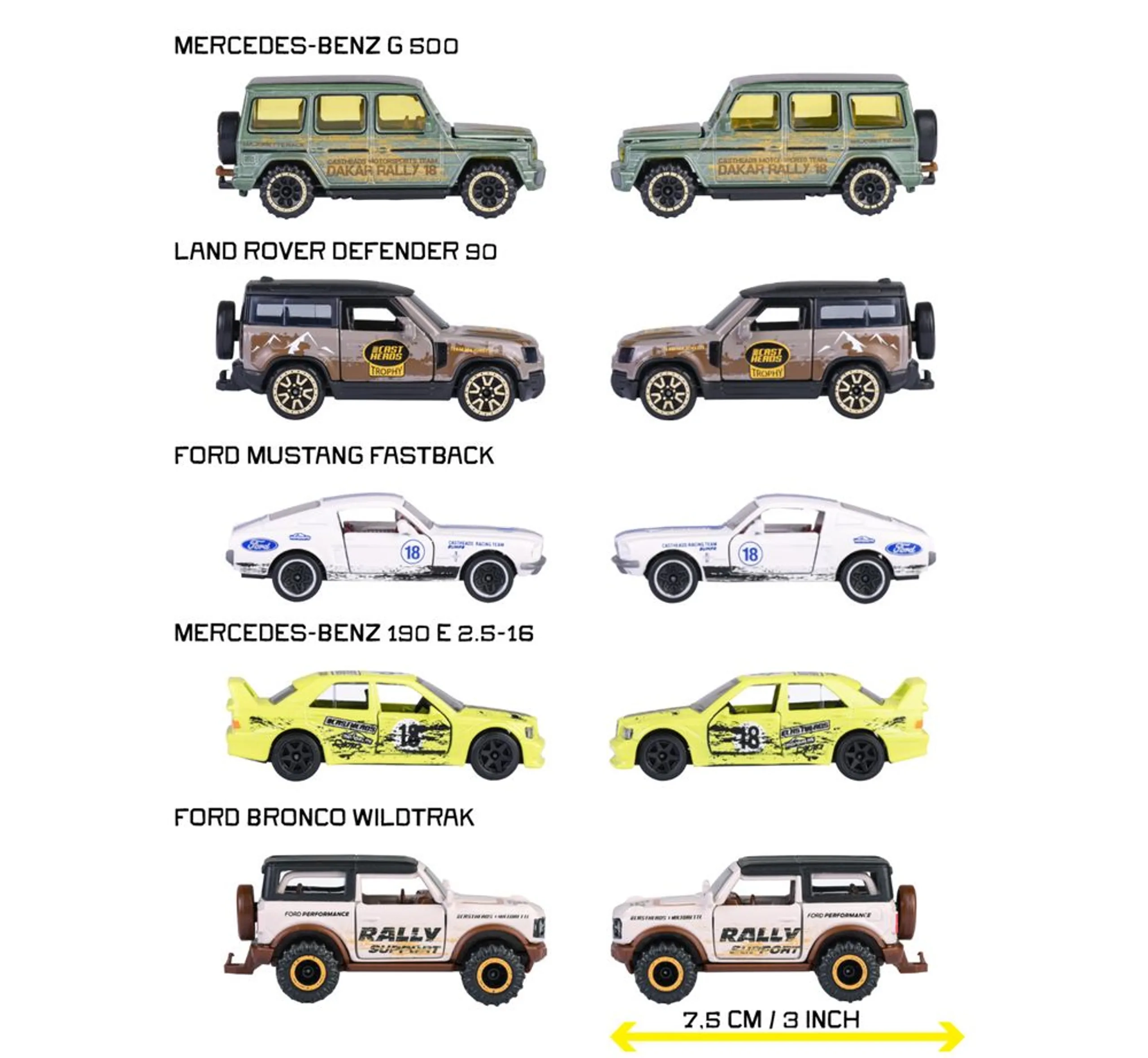 Castheads Truck Racer Series - 5pcs