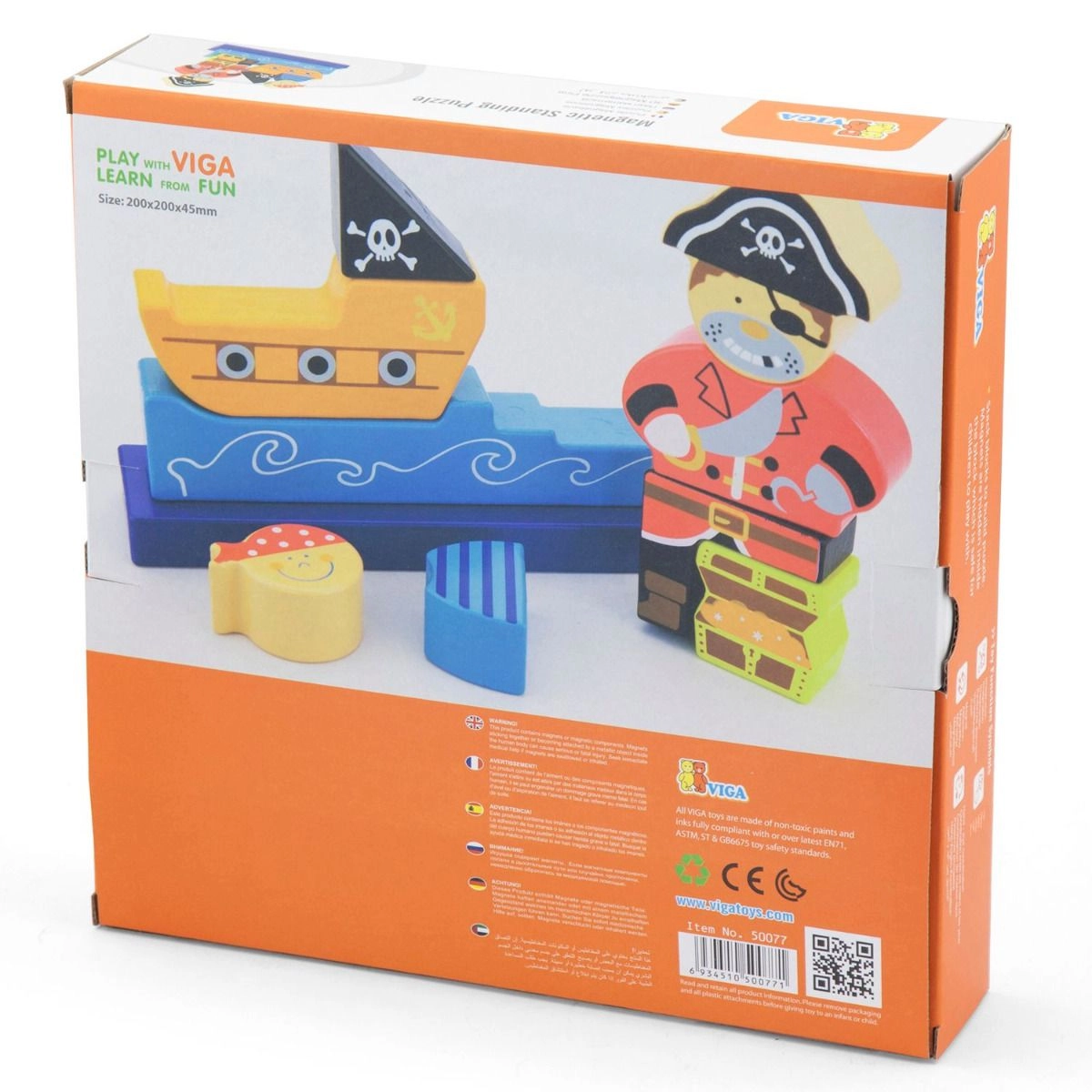 Magnetic Standing Puzzle - 3 +