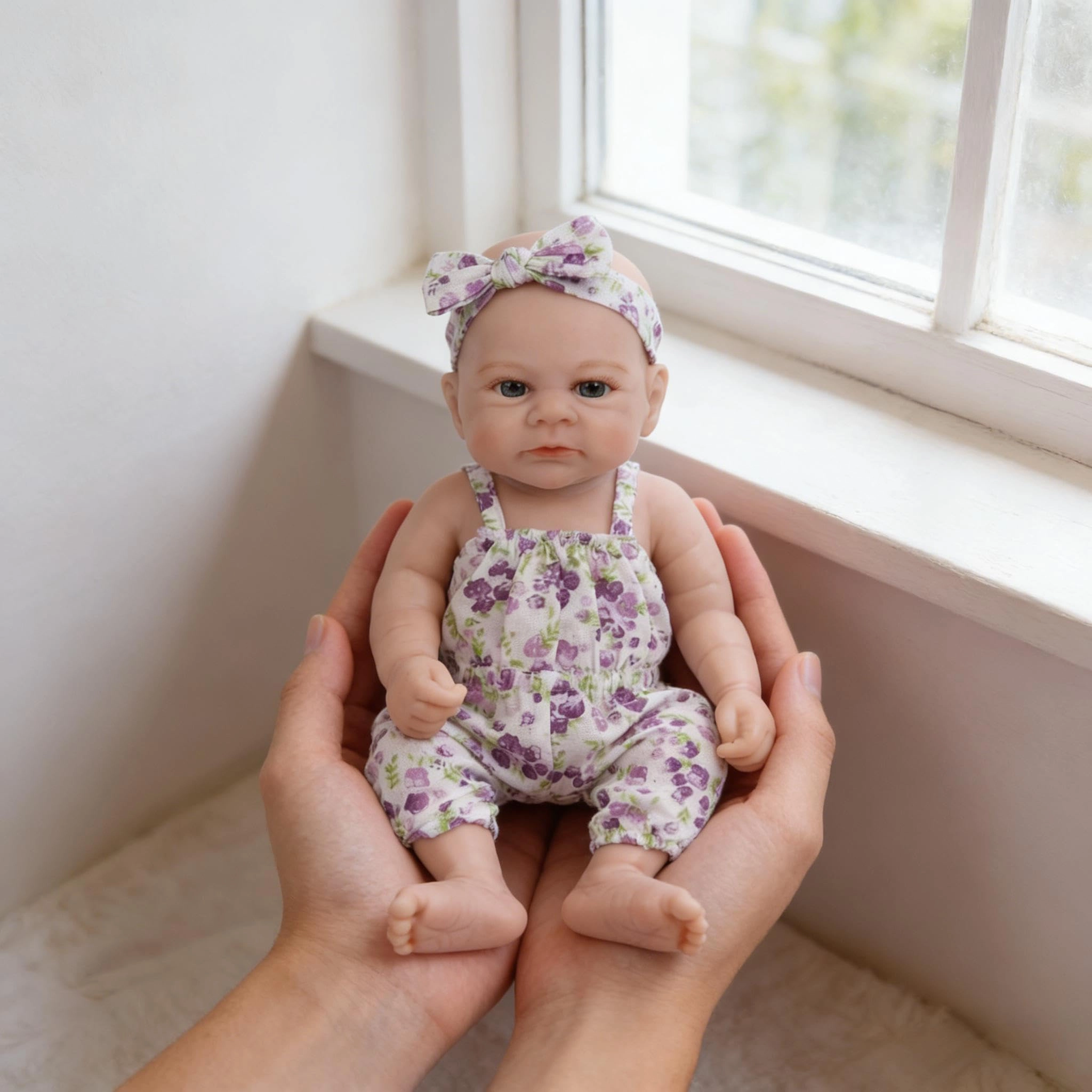 Reborn Baby Doll - 12 inch Vinyl Girl Ages 3+