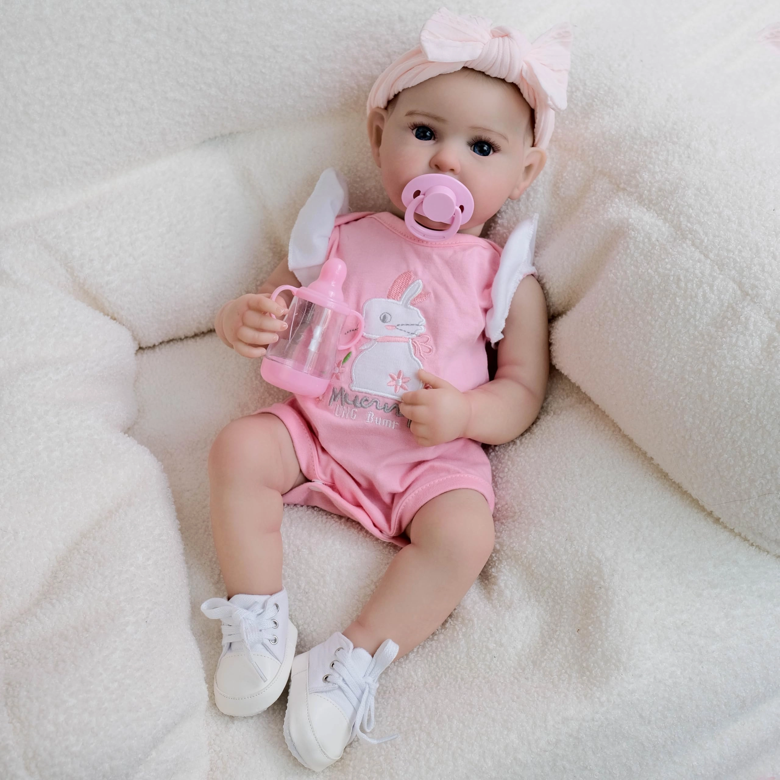 Nanjing Tianzeng Gifts Co.,Ltd Reborn Baby Doll - 19 inch Vinyl Girl Ages 3+