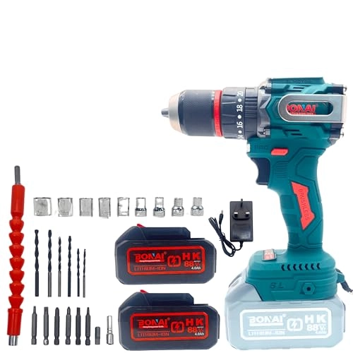 88VF - Cordless Brushless 50-60N.m torque 13mm chuck