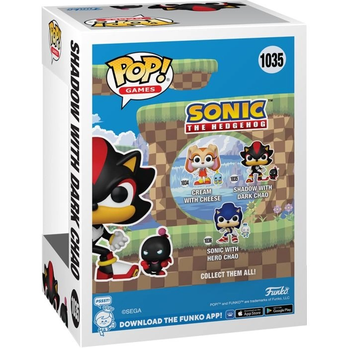 Shadow + Dark Chao - Sonic The Hedgehog POP! Games