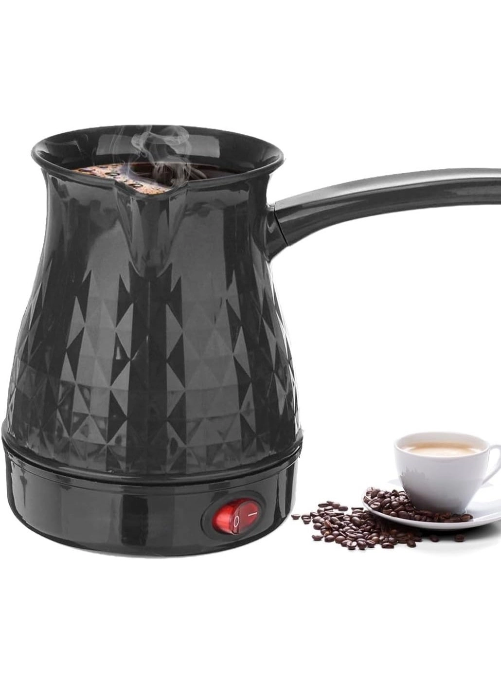 Electric Turkish Coffee Maker - 500ml Portable Even Heating