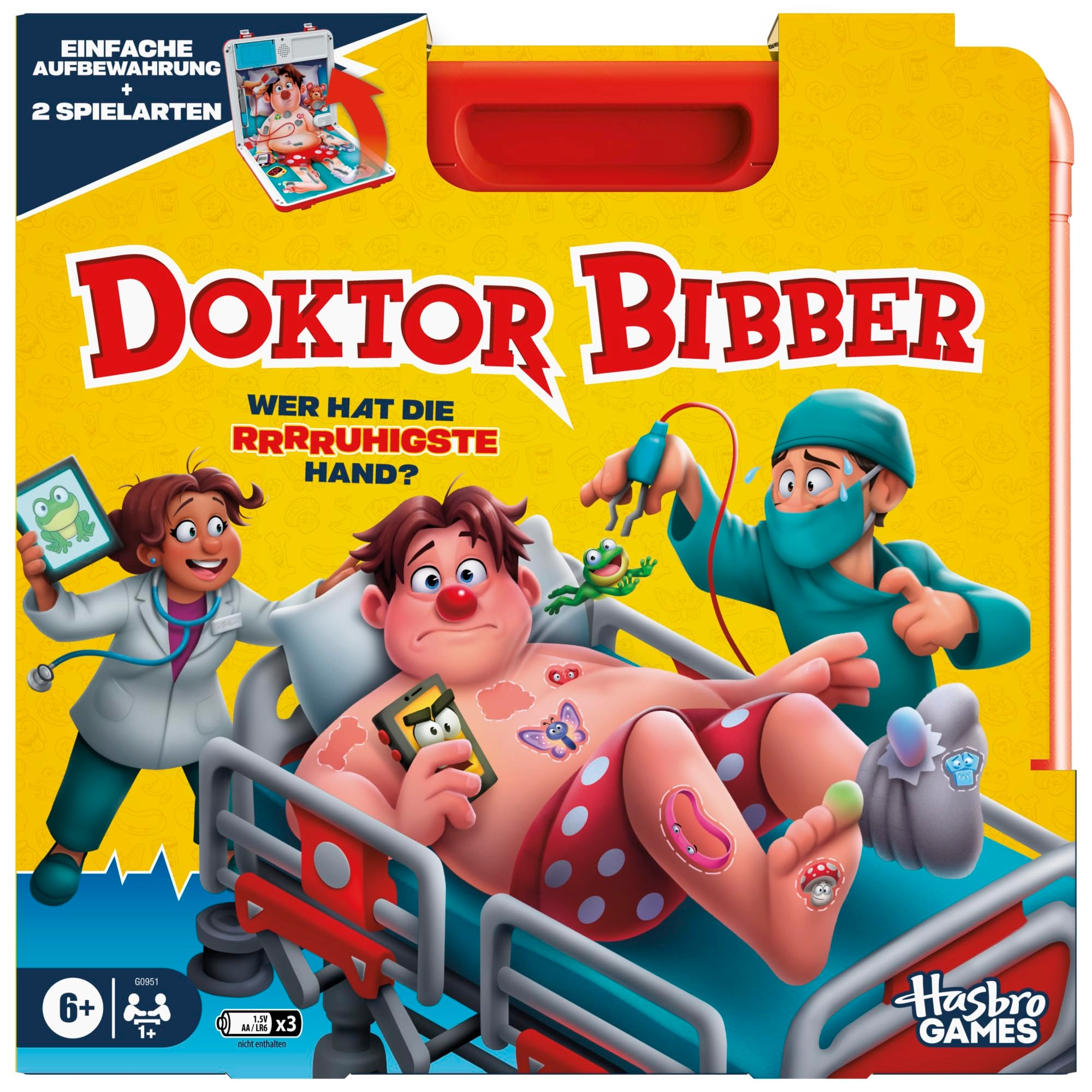 Hasbro Doctor Bibber - Electronic Carry Box (German)