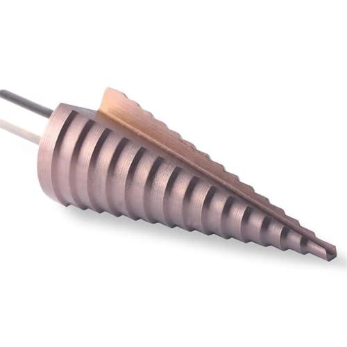 Cobalt Cone Step Drill Bit - Cobalt 1 Piece 3-12/3-14/4-12/4-20/4-22/4-25/4-32/5-21/5-27/6-24mm