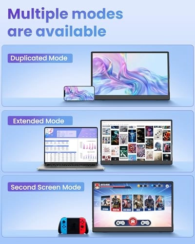 Portable Wireless Monitor - FHD 1080p 15.6 Inches