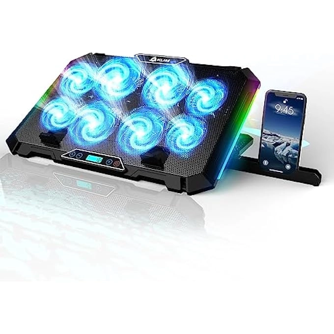V8 GAMING LAPTOP COOLING PAD - 8 Fans 17 inch