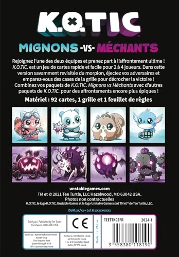 K.O.TIC: Sweet Against Villains - Card Game (French)