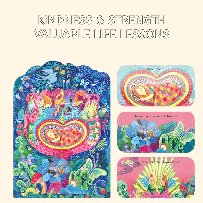 Thumbelina Puzzle (30654455-MD1494) - 66 pcs