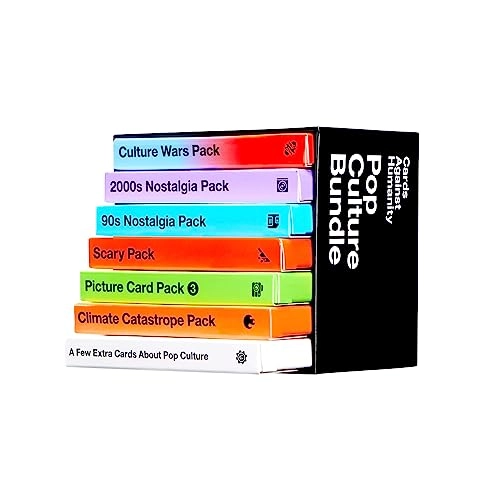 Culture Wars Pack + 90s Nostalgia Pack + 2000s Nostalgia Pack + Scary Pack + Picture Card Pack 3 + Climate Catastrophe Pack
