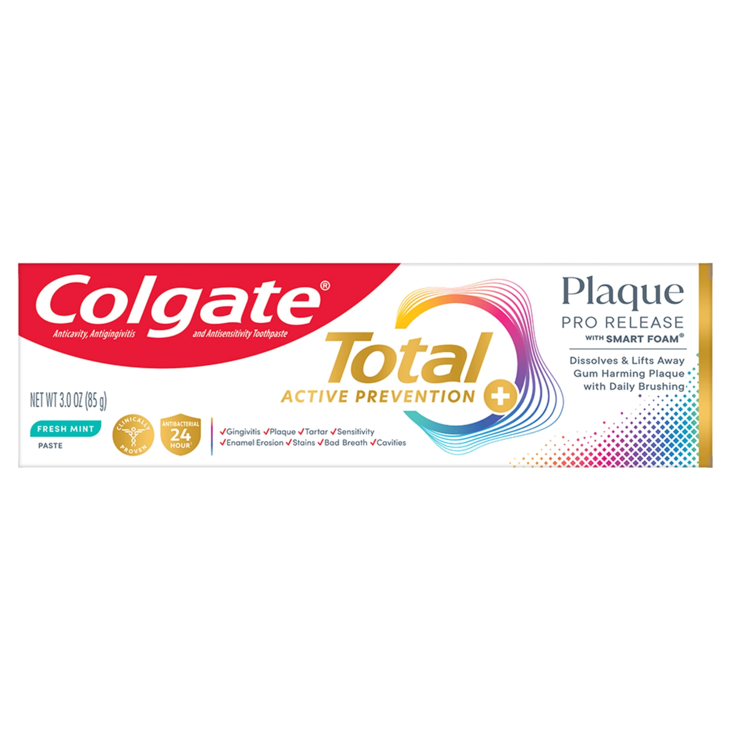 Colgate Total Plaque Pro Release Fresh Mint Toothpaste Adults 89ml