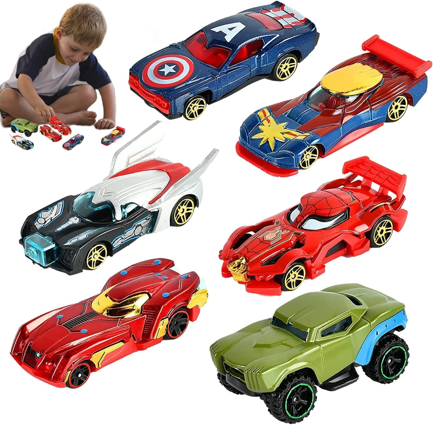 Super hero - 1:64 6pcs
