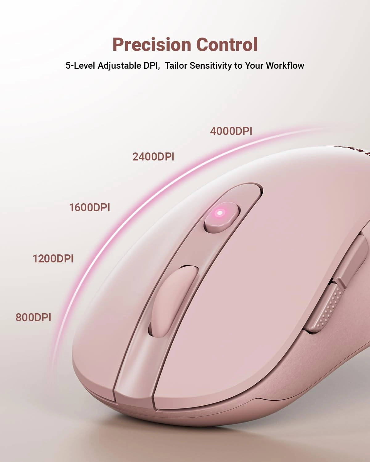 MW17 Slim Mini Cordless Mouse - USB
