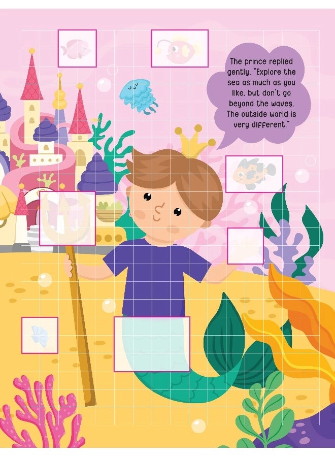 Pixel Sticker Activity - Curious Mermaid
